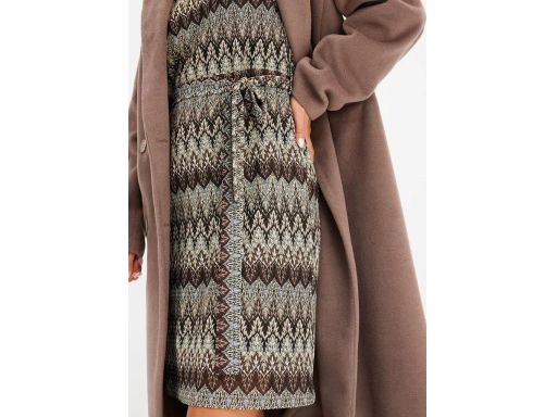 B.P.C sukienka wzorzysta z wiązaniem ^42