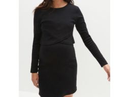 B.P.C sukienka ciążowa na ramiączka z bluzką z długim rękawem ^48/50