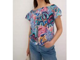 B.P.C bluzka kolorowa we wzory carmen r.52