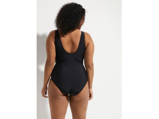 B.P.C kostium jednoczęściowy czarny w białe groszki 46.