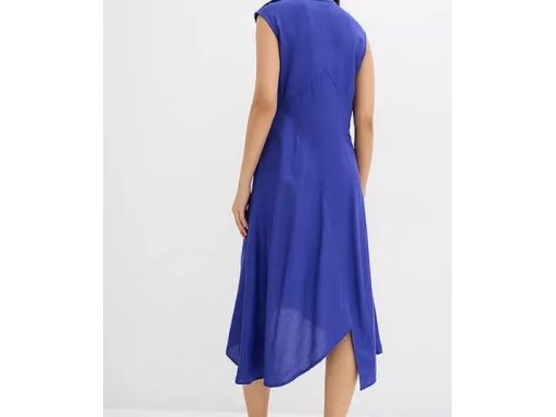 B.P.C sukienka midi niebieska asymetryczna ^40
