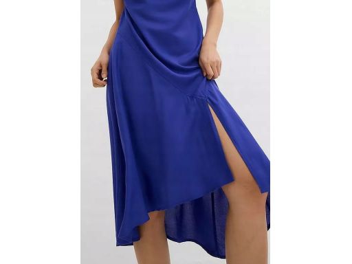 B.P.C sukienka midi niebieska asymetryczna ^40