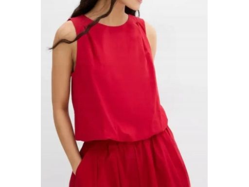 B.P.C bluzka top bawełniana czerwona ^52