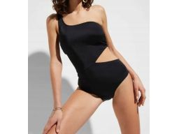 B.P.C kostium kąpielowy monokini czarny asymetryczny 40.