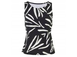 B.P.C top tankini czarny w białe wzory r.46