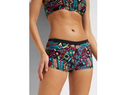 B.P.C biustonosz kąpielowy bustier i szorty kolorowe we wzory 44.