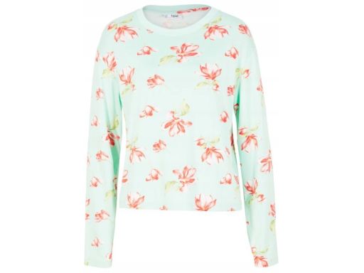 B.P.C bluzka miętowa z nadrukiem ^36/38