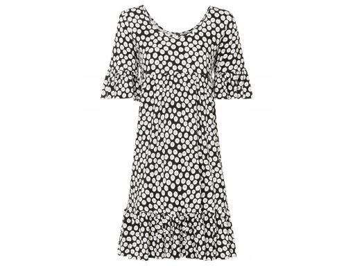 B.P.C Sukienka shirtowa czarno-biała ^36/38
