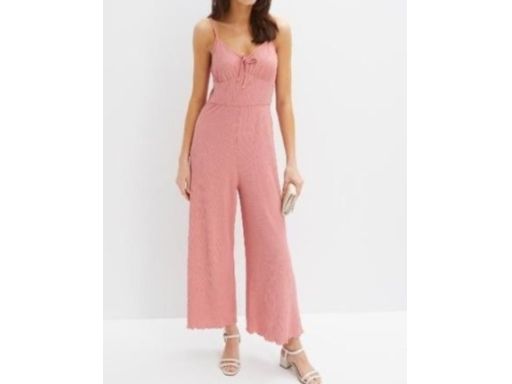 B.P.C kombinezon krepowany różowy modny ^40/42