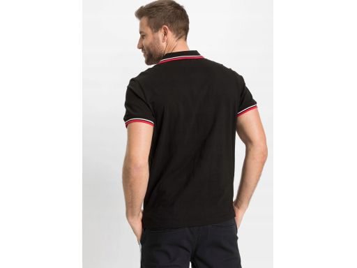 B.P.C koszulka męska polo czerwona z nadrukiem ^68/70, 4XL
