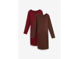 B.P.C 2-pak sukienka ciążowa klasyczna z długim rękawem 36/38.