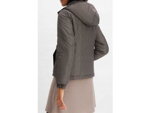 B.P.C kurtka damska w drobną kratkę z odpinanym kapturem 34.