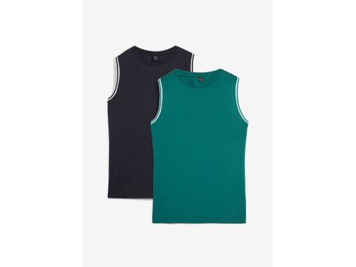 B.P.C top sportowy (2-pak) czarny i zielony r.48/50