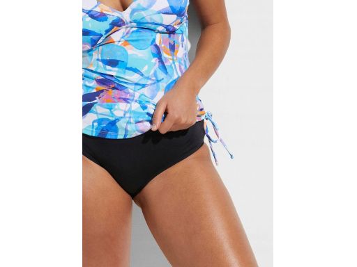 B.P.C tankini wielokolorowe we wzory z czarnymi figami 48.