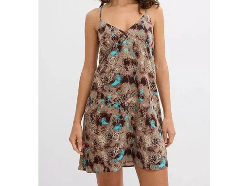 B.P.C sukienka mini na ramiączka z wiskozy we wzory 40.