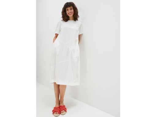 B.P.C sukienka oversize śmietankowa letnia 54.