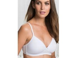 B.P.C 3-pak biustonoszy usztywnianych bez fiszbin bawełnianych r.90B