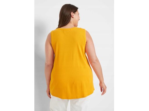B.P.C top żółty prążkowany 44/46.