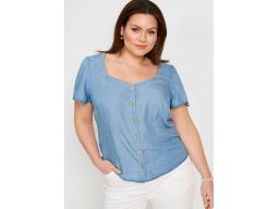 B.P.C bluzka jeansowa na guziki r.52