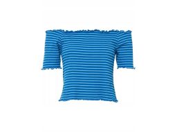 B.P.C t-shirt w paski prążkowany 40/42.
