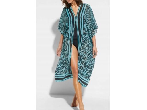 B.P.C sukienka tunika narzutka plażowa szyfonowa ^48/50
