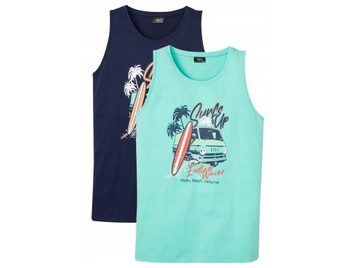 B.P.C 2-pak koszulka bez rękawów top męski ^56/58, XL