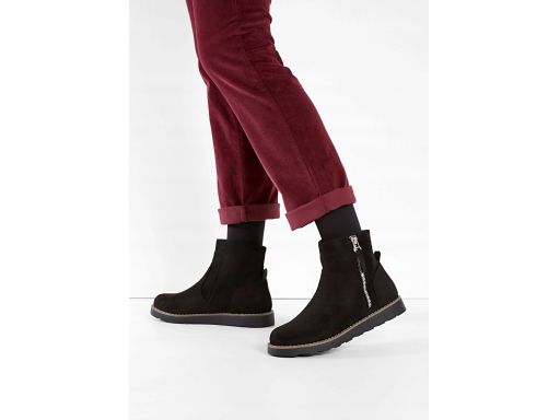 B.P.C botki damskie czarne eko zamsz 36.
