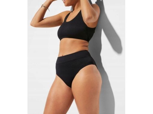 B.P.C bikini czarne prążkowany materiał 38.