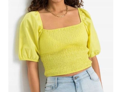 B.P.C krótka bluzka limonka ^44