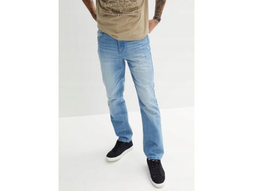B.P.C męskie jeansy klasyczne niebieskie proste ^32