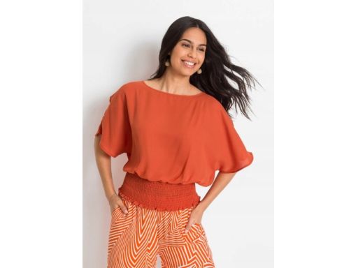 B.P.C bluzka rdzawa szyfon r.46
