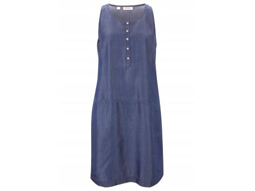 B.P.C sukienka jeansowa z lyocellu ciemna r.38