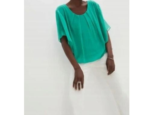 B.P.C tunika-bluzka szyfonowa szmaragdowa r.42