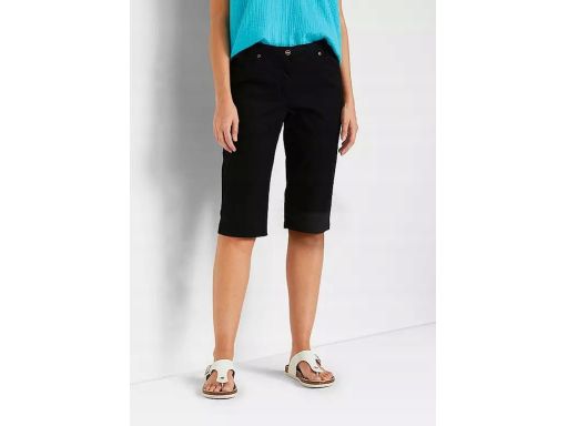 B.P.C jeansowe bermudy czarne klasyczne r.52