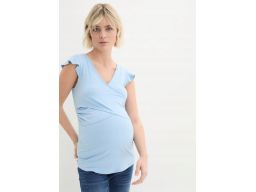B.P.C bluzka ciążowa i do karmienia niebieska 40/42.