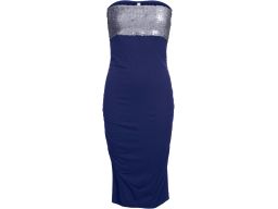B.P.C sukienka z cekinami bandeau r.40/42