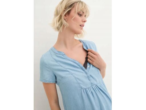 B.P.C sukienka jeansowa z lyocellu ciążowa 38.