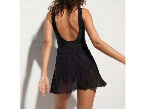 B.P.C kostium kąpielowy czarny ze spódniczką r.48