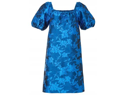 B.P.C niebieska sukienka żakardowa ^44
