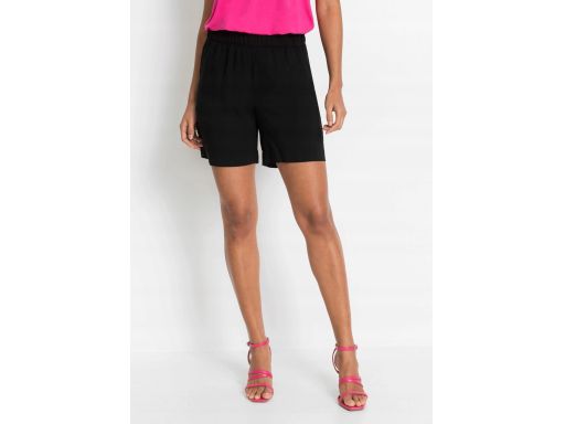 B.P.C szorty czarne z wiskozy r.42