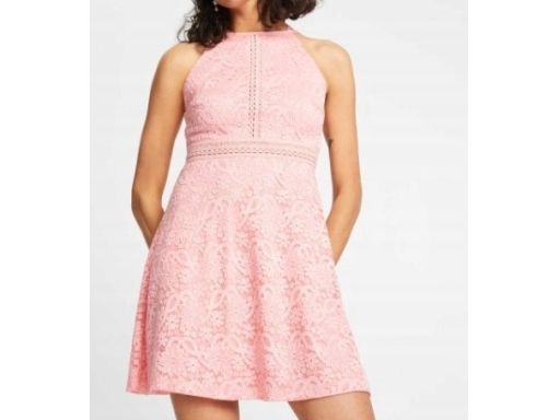 B.P.C sukienka koronkowa różana r.40/42