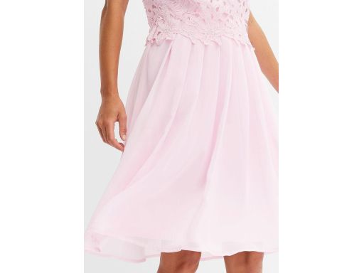 B.P.C sukienka z koronką różowa urocza ^44