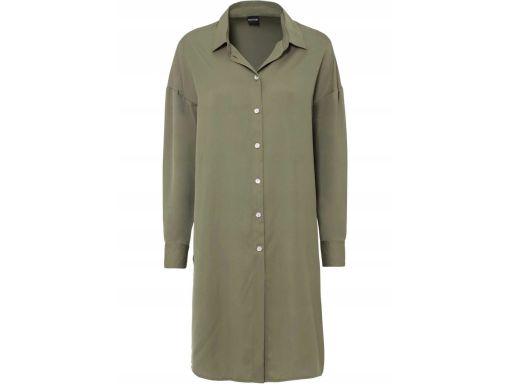 B.P.C długa oliwkowa tunika koszulowa 42.