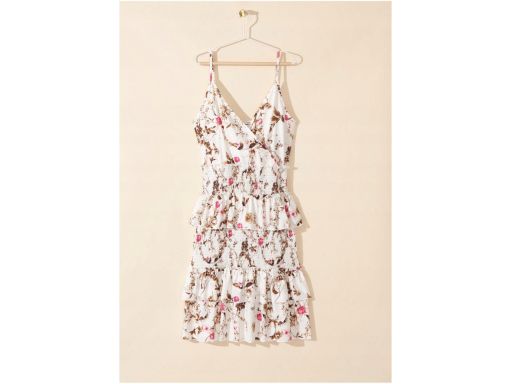 B.P.C sukienka na ramiączka z falbankami ^36/38