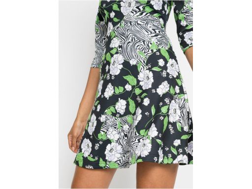 B.P.C Sukienka w kwiaty z wycięciami ^36/38