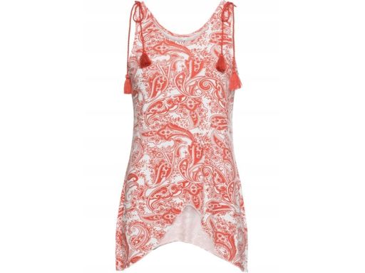 B.P.C top wzorzysty z frędzlami r.36/38