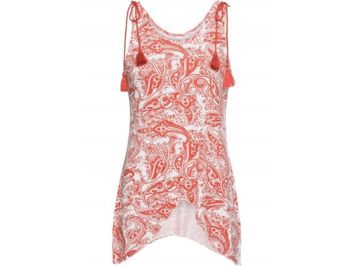 B.P.C top wzorzysty z frędzlami r.36/38