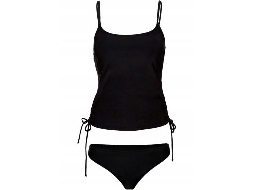 B.P.C czarne tankini marszczenia r.42