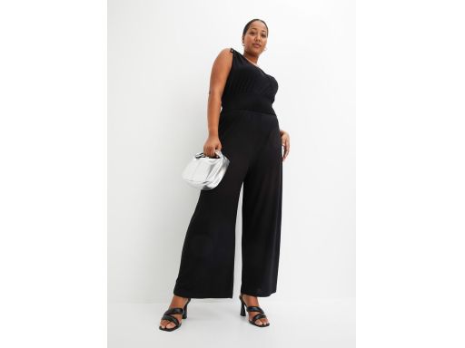 B.P.C kombinezon czarny dżersejowy z marszczeniami r.40/42