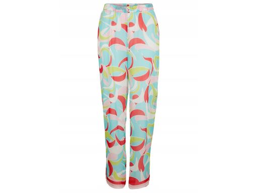 B.P.C kolorowe spodnie plażowe z rozcięciem 38.